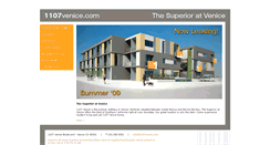 Desktop Screenshot of 1107venice.com